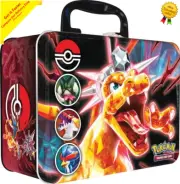 POKEMON TCG Charizard Collectors Chest 2023 Sealed with 6 Booster Packs