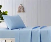Happy Kids Blue Microfibre Sheet Set