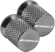 jiningxinxin Compatible with R1300GS R 1300 GS ADV 2PCS Motorcycle Accessories Wheel Tire Valve Stem Caps Cover(B Grey)