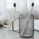 創意漱口杯可愛簡約輕奢風家用塑料情侶刷牙杯學生宿舍透明洗漱杯