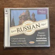 Learn Russian Now! Cd Rom~ Version 7 Master Program New Sealed 2 Cd Roms
