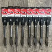 Milwaukee Sledge SDS Plus Mortar Knife 3/8" x 8" Tool Lot Of 8