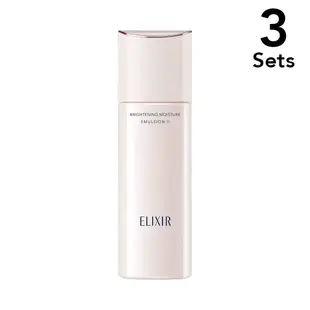 [DOKODEMO] 【3入組】ELIXIR 美白乳液 WTII 保濕型 130ml