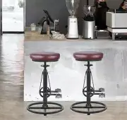 Topower Vintage DIY Bar Stool Bicycle Chain Iron Pedal Retro Industrial Heigh...