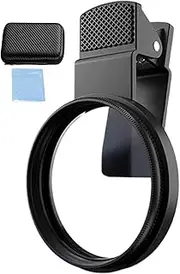Phone Lens Filter - Clip On Filter - Polarizing Phone | Lens Circular 52mm Polarizing - Glass Multi-Coated Accessories Kit for Camera Smartphones