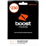 Boost Mobile $230 Prepaid SIM