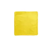 Lollipop Cotton Piped Square Cushion Cover 40 x 40 cm Yellow
