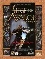 Siege Of Avalon Anthology PC Original 2002 Ad Authentic RPG Video Game Promo