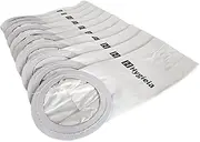 10x Paper Dust Bags for Nilfisk GD5 & GD10, Pullman PV500, Janitor JV500 - Tear Resistant Replacement Spare Vacuum Bags for Backpack Vacuum Cleaners (10 Pack)