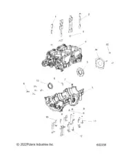 Polaris Crankcase Kit, Genuine OEM Part 2207330, Qty 1