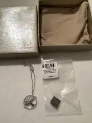 JTV Bella Luce Rhodium Over Sterling Silver Tree Of Life Bracelet New