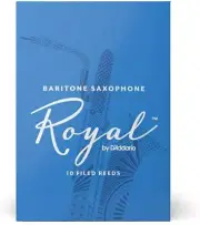 Rico Royal Baritone Saxophone Reeds, Strength 1.5, 10-pack