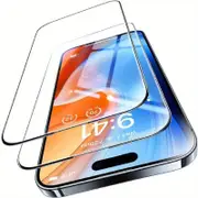 2 Pack Tempered Glass Screen Protector for iPhone 14 ProMax