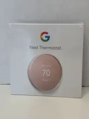 Google G4CVZ Nest Smart Programmable Wi-fi Thermostat Sand NEW
