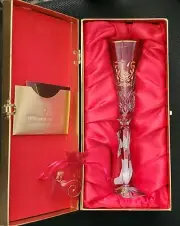 Waterford Crystal 12 days of Christmas 2015 Lismore Gold Flute Partridge