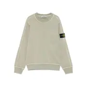 [Stone Island] Stone Island Compass-badge Sweatshirt 14 A GREEN