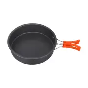 Quick Heating Alumina Camping Frying Pan for 23 People Easy and Fast Cooking