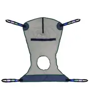 Tuffcare Full Body Shower/Bath Commode Sling - Mesh Polyester Patient Lift Sling