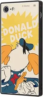 Inglem IQ-DP7K3B/DD11 iPhone SE (3rd Generation)/ iPhone SE (2nd Generation)/ 8/7 / Disney Characters/Shockproof Case, KAKU Triple Hybrid/Doggy Donald