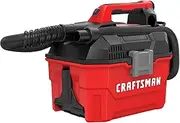 [CRAFTSMAN] V20 Cordless Vacuum Cleaner, Shop Vac Wet/Dry, 2 Gallon, 7ft Hose, Bare Tool Only (CMCV002B)