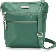 [Baggallini] Essential Crossbody Bags for Women 9x8" Organized Lightweight Washable Nylon Travel Handbag Purse w/RFID Protection