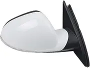 Car Outside Rear View Mirror Assembly Compatible For Buick Regal 2009-2016 Six Needles And Seven Threads Car Accessories(White R)