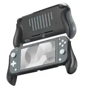 Pro Grip Case for Nintendo Switch Lite Vented Ergonomic Grips (Black)
