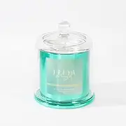 Freya & Sol Glass Cloche 600g Candle Dancing Daffodils
