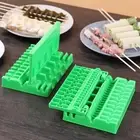Kebab Maker Brochette Skewer Tool Meat Vegetable String Device BBQ Gadget Mul AU