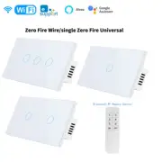 EWelink App WiFi Smart Touch Switch Zero Line/single Line Universal Bluetooth Sm