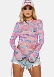 [Local Heroes] Candy Mesh Bodysuit