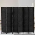 Lightweight Room Divider Foldable Panels Screen Privacy Stand Bedroom Partition
