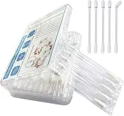 50pcs Piercing Aftercare Swabs, Individually Wrapped Cotton Swabsticks Helps Cleaning, Earring Nose Belly Ear Piercing Swabs for Travel