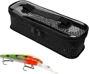 Fishing Tackle Box, Portable Mesh Tackle Box With Handle Design, Large Capacity Fish Bait Storage For Casting Jigging Catfish Saltwater Backpacking