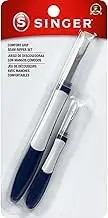 SINGER Comfort Grip Seam Ripper, Blue/White 2 Piece