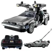 MOC VERSION Back to the Future Time Machine DELOREAN 1872pcs NEW NO BOX
