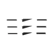 Lifetime 3 Piece Vertical Shed Shelf Bracket Kit