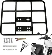 Bike Carrier Rack - Detachable Rear Rack Hitch Cargo Carrier - Takeaway Box Bracket, Electric Vehicle Rear Shelf, Heavy-Duty Cargo Rack for Food Box Delivery