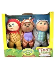 Cabbage Patch Dolls Kids Zoo Friends Collectible Cities 3 Pack