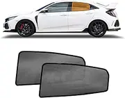 X-Car Rear Window Sun Shade for Honda Civic Hatch 10th Gen 2016-2021 Magnetic Car Sun Blind Mesh