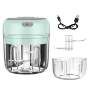 100ml/250ml Mini Electric Garlic Chopper Kitchen Meat Chopper Food Blender USB Mincer Grinder Practical Kitchen Tool