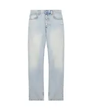 Alexander McQueen Stonewashed Slim Fit Jeans IT50,IT48 washed blue