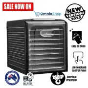 Devanti 9 Tray Food Dehydrators Commercial Beef Jerky Maker Fruit Dryer Black