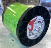 Daiwa JB8U100-3000CH J-Braid, 8 Strand Braided Line, 3000M 3300yd