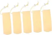 NULYLU Bar Soap Pouch Set 5 Pcs Mesh Bags for Soap Face Body Hand Cleansing Portable Reusable