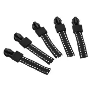10pcs #5 Zipper Slider Replacement Puller Extension Handle Extender Repair Black