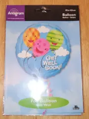Anagram Get Well 18 in foil balloon