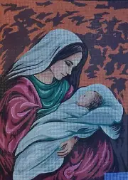 Needlepoint tapestry painted canvas 14.874 (16"x24") GobelinL