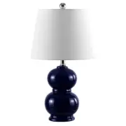 SAFAVIEH Everlee 22" Table Lamp | Navy |