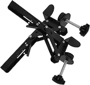 DINHEAROM 2Pcs Adjustable Desk Extender Clamp Arm Rest Tray Ergonomic Keyboard Support for Computer Foldable Desktop Extension Fit for Home and Office Use